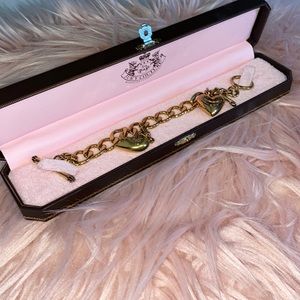 Juicy Couture Charm Bracelet Brand New Gold